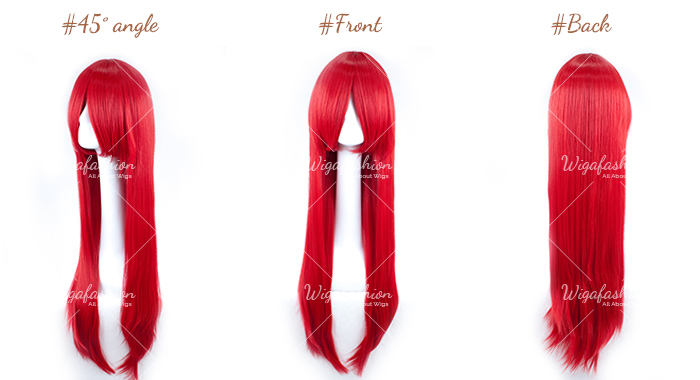 Bright Red Long Straight 95cm-45-front-back.jpg
