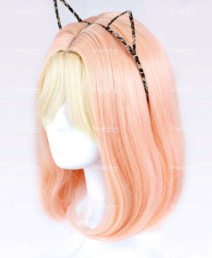 Two Tone Pink/Blonde Short Curly 35cm-1.jpg