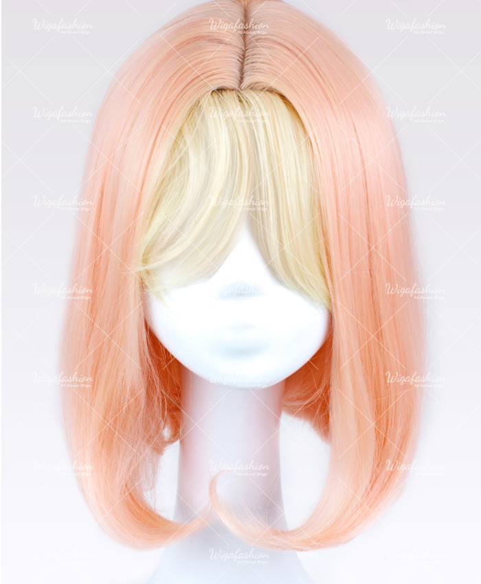 Two Tone Pink/Blonde Short Curly 35cm-2.jpg