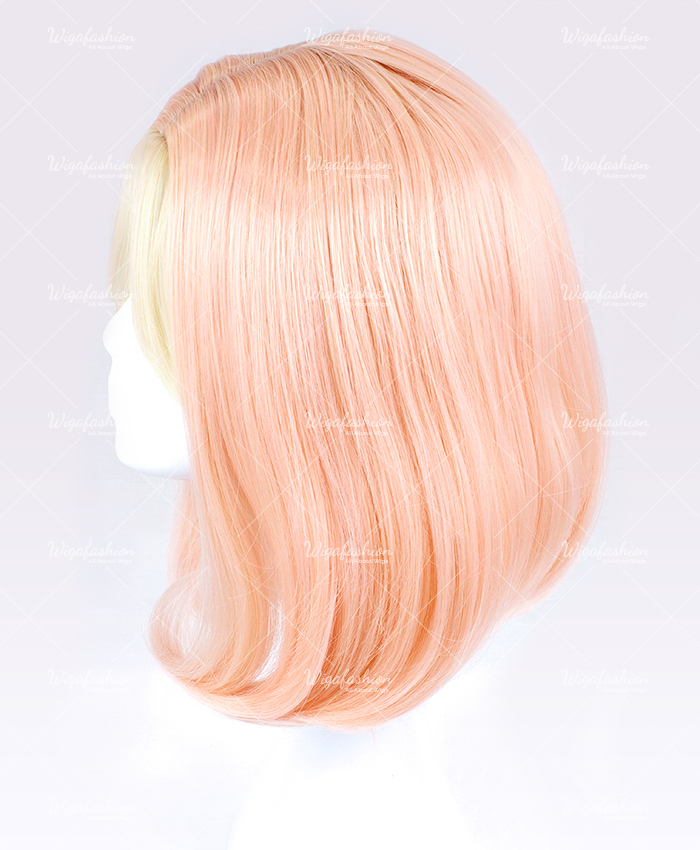 Two Tone Pink/Blonde Short Curly 35cm-3.jpg