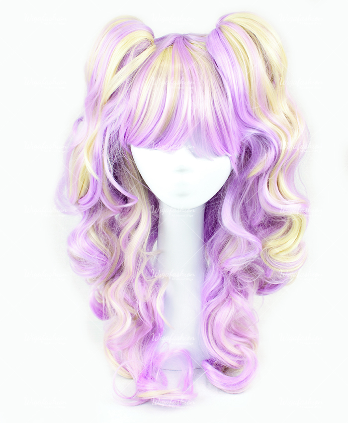 Light Violet Blonde Highlight Long Wavy 60cm-2.jpg