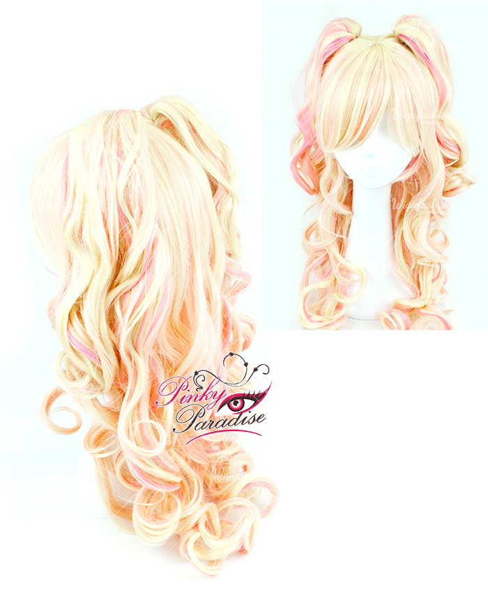 Light Blonde Pink Highlight Long Wavy 65cm-2.jpg