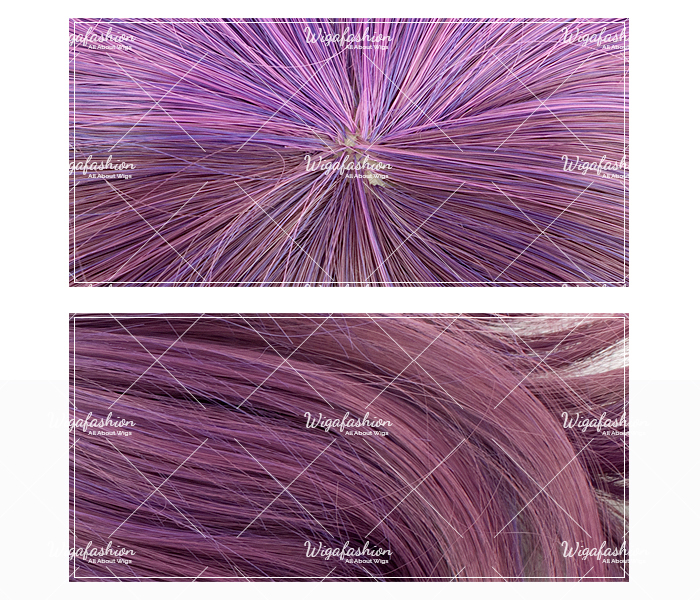 Two Tone Violet Long Wavy 60cm-closeup.jpg